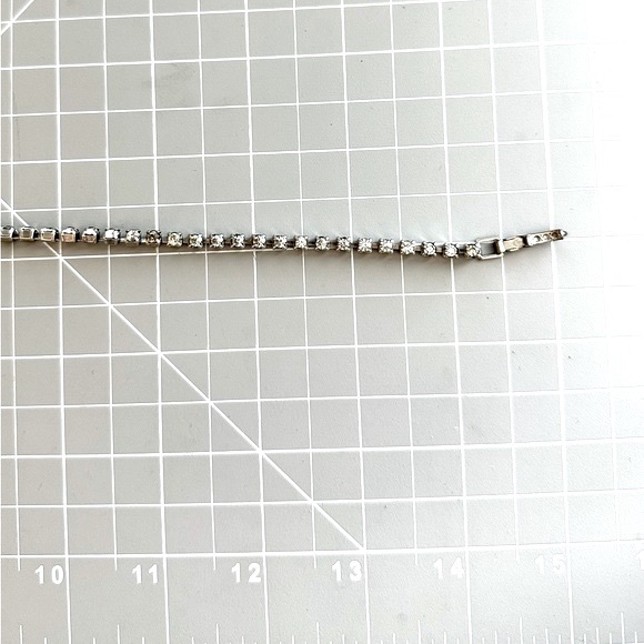 Antique Deco Rhinestone Necklace & Earrings - Picture 11 of 13